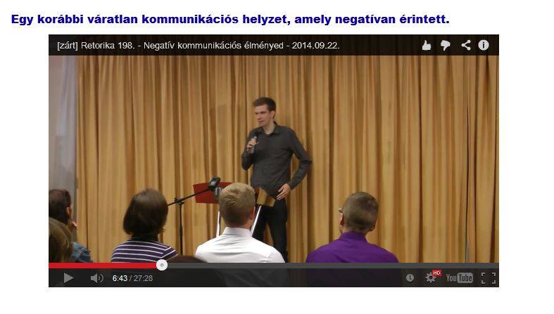 Kúsz Péter nyilvános beszéd gyakorlás